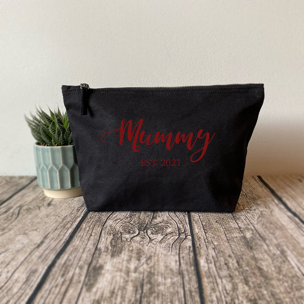 Personalised Mummy Est. Pouch