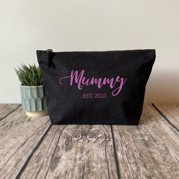 Personalised Mummy Est. Pouch