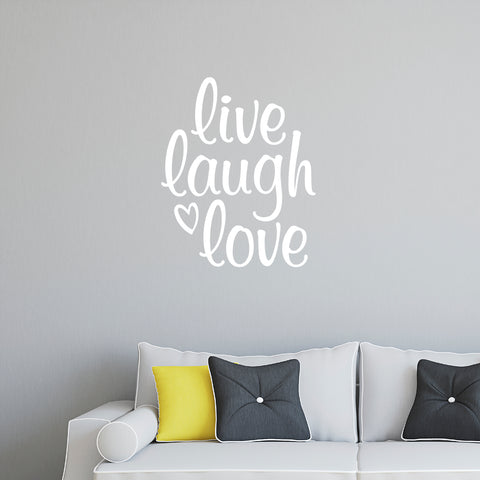 Live Laugh Love Vinyl Wall Sticker