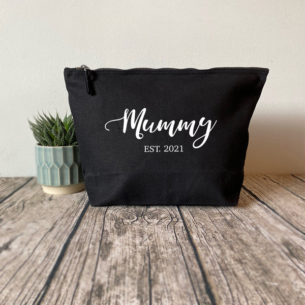 Personalised Mummy Est. Pouch