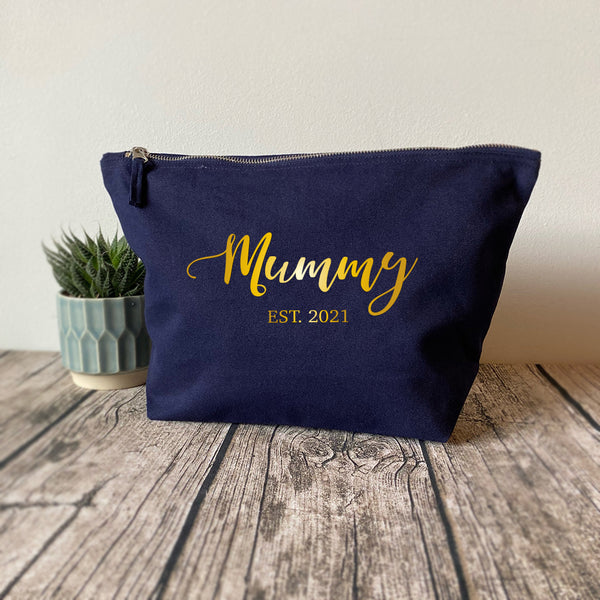 Personalised Mummy Est. Pouch