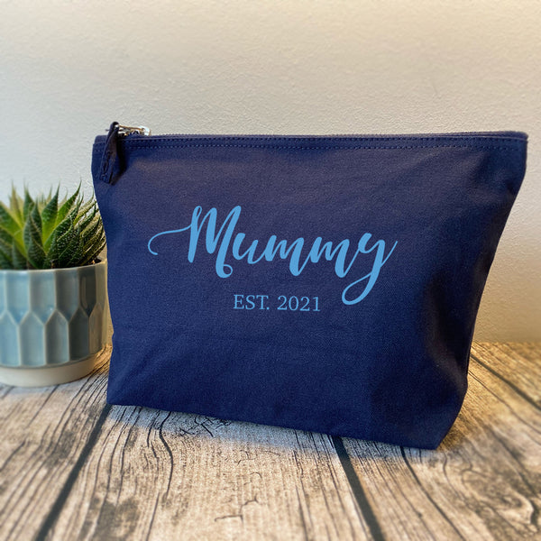 Personalised Mummy Est. Pouch