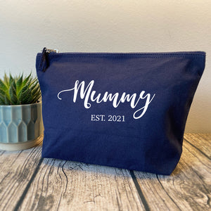 Personalised Mummy Est. Pouch