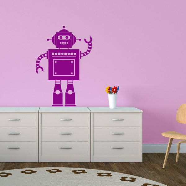 Robot Wall Sticker - Child’s Bedroom - Playroom