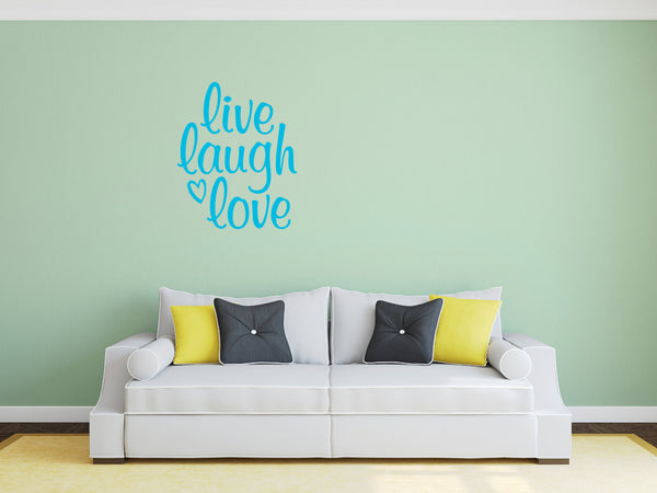 Live Laugh Love Vinyl Wall Sticker