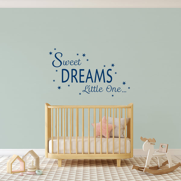 Sweet Dreams Little One Quote Wall Sticker