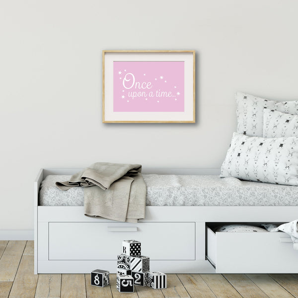 Once Upon a Time Print - Book Corner Quote Print