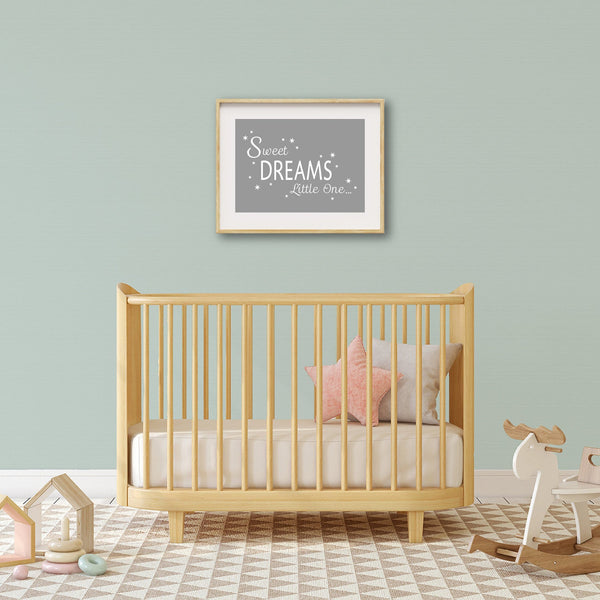 Sweet Dreams Little One Nursery Print