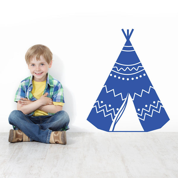 Teepee Wall Sticker - Tipi - Wigwam