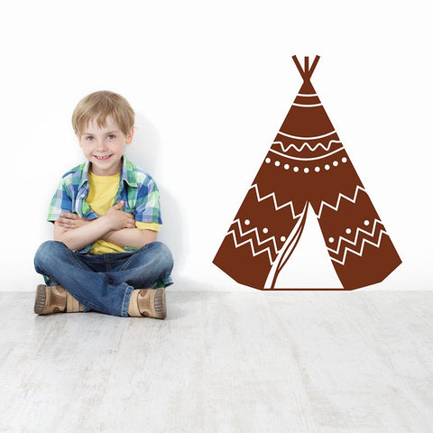 Teepee Wall Sticker - Tipi - Wigwam