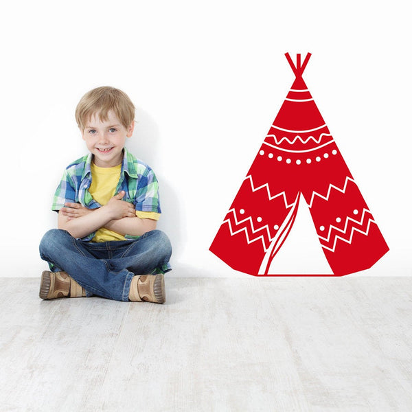 Teepee Wall Sticker - Tipi - Wigwam