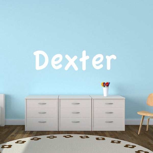 Personalised Child's Name Wall Stickers - Casual Name Font