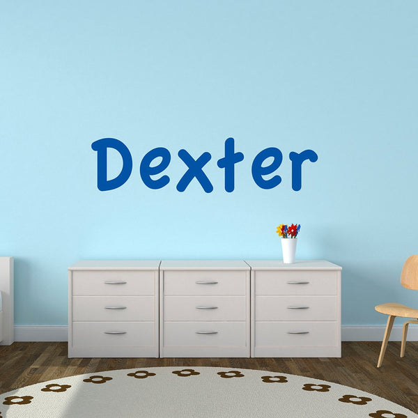 Personalised Child's Name Wall Stickers - Casual Name Font