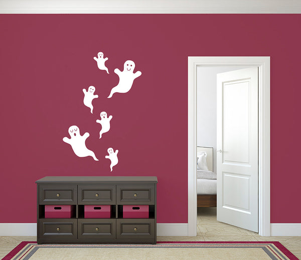 Halloween Ghosts Set Wall Stickers