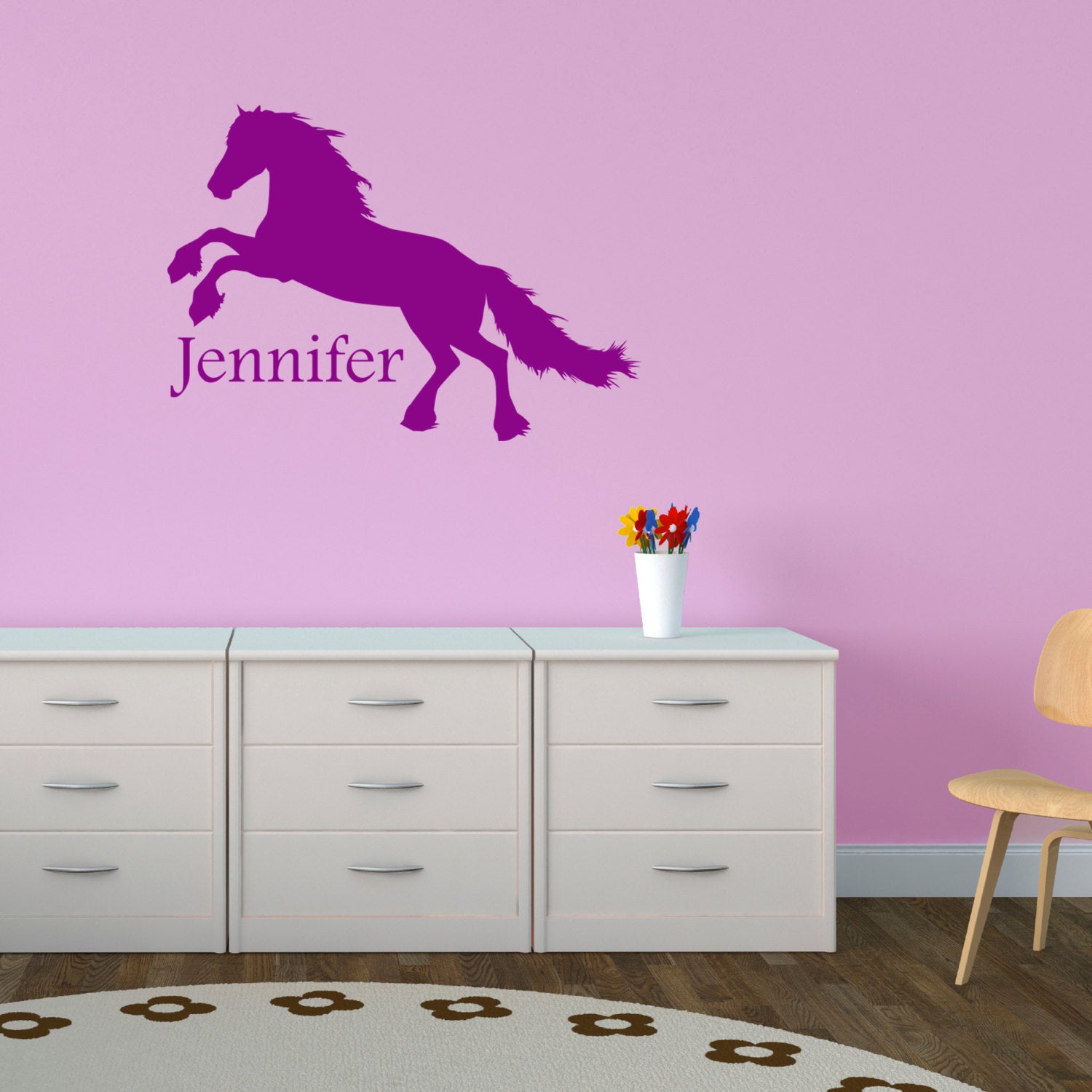 Personalised Horse Wall Sticker